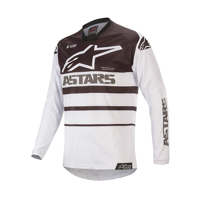 Alpinestars 2020 Racer Supermatic Motocross Jersey - White/Black
