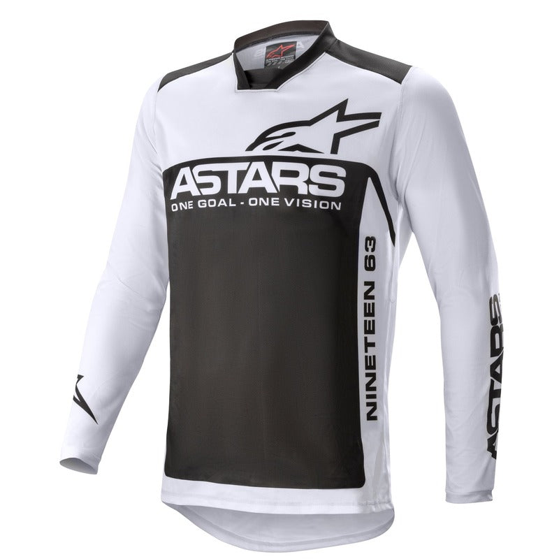 Alpinestars Racer Supermatic Motorcycle Jersey - Grey/Black