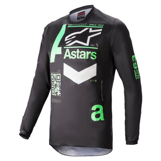 Alpinestars Fluid Chaser Motorcycle Jersey - Black/Mint