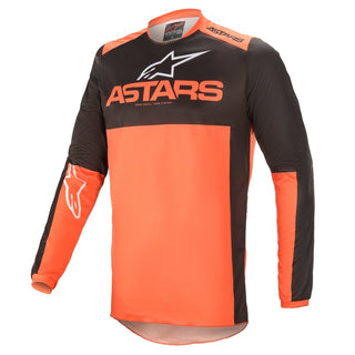Alpinestars Fluid Tripple Motorcycle Jersey - Black/Orange
