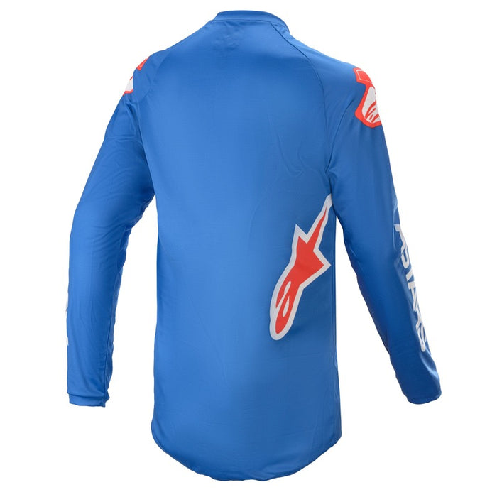 Alpinestars Fluid Speed Motorcycle Jersey - Blue/Red