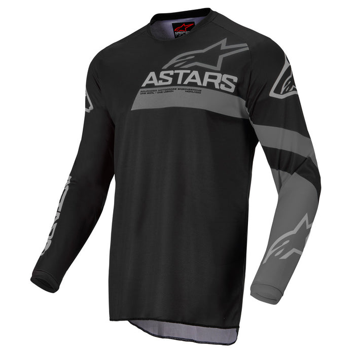 Alpinestars 2022 Youth Racer Graphite Jersey - Black Dark Grey