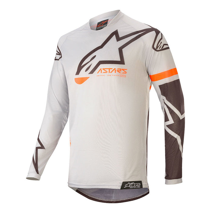 Alpinestars 2020 Racer Compass Youth Motocross Jersey - Light/Grey/Black