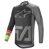 Alpinestars Racer Compass Youth Motorcycle Jersey - Black/Grey/Green