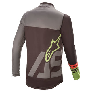 Alpinestars Racer Compass Youth Motorcycle Jersey - Black/Grey/Green