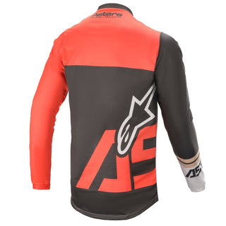 Alpinestars Racer Compass Youth Motorcycle Jersey - Anthracite/Red/White