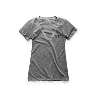 Alpinestars Ageless Vneck Women's Casual Tee - Grey/Heather