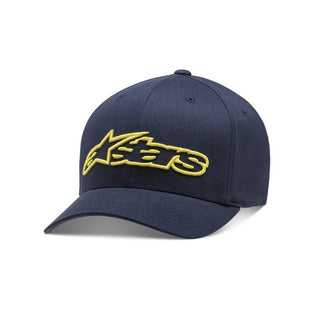 Alpinestars Blaze Flexfit Hat - Navy/Yellow