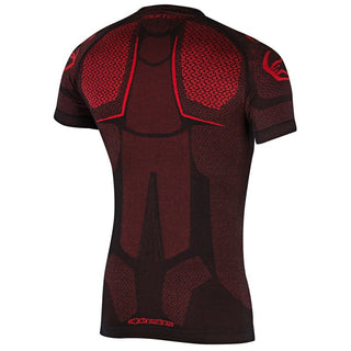 Alpinestars Ride Tech Summer Short Sleeve Top Undershirt - Black/Red