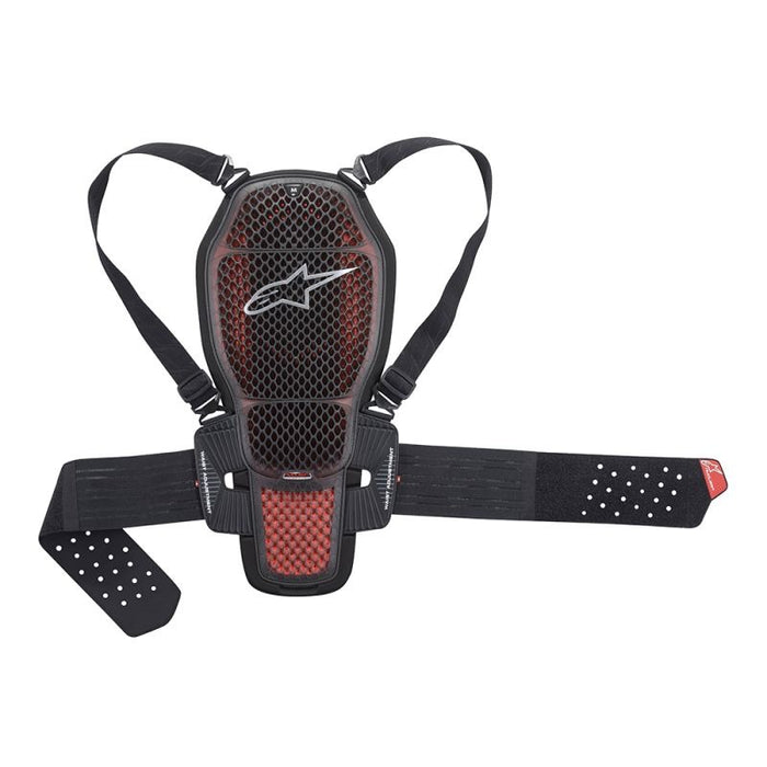 Alpinestars Nucleon KR-1 Cell Motorcycle Back Protector With Straps - Red/Black