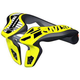 Alpinestars Youth Motocross Offroad Neck Protector - Black/Fluro Yellow