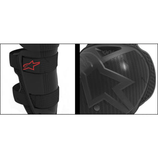 Alpinestars Youth Bionic Action Knee Protector - Black/Red