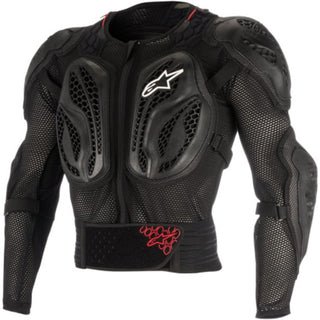 Alpinestars Youth Bionic Action Motorcycle Body Armour - Black/Red