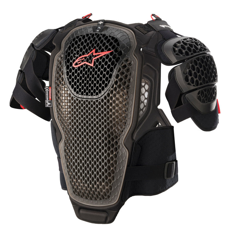 Alpinestars A6 Chest Armour - Black/Anthracite Red