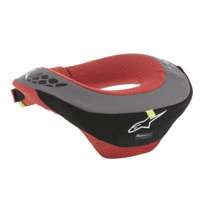 Alpinestars Youth Sequence Neck Roll Protector - Black/Red - MotoHeaven