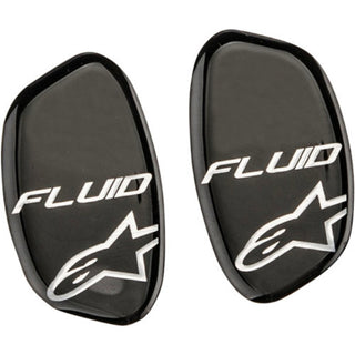 Alpinestars Hinge Covers Set For Fluid Tech Knee Brace Set - Black/Ocea