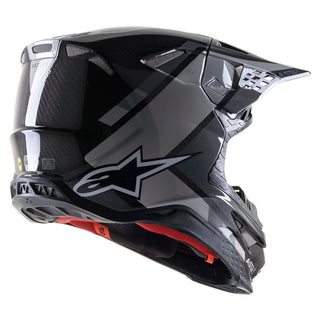 Alpinestars Supertech M10 Meta 2 Helmet - Black/Grey