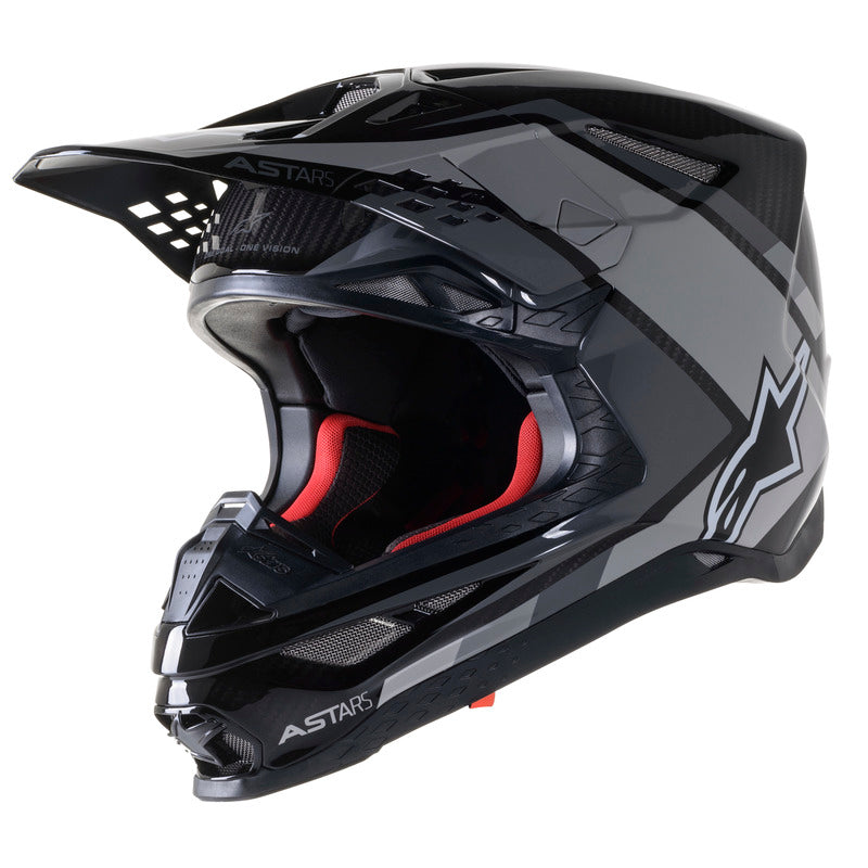 Alpinestars Supertech M10 Meta 2 Helmet - Black/Grey