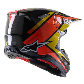 Alpinestars Supertech M10 Meta 2 Helmet - Black/Yellow/Orange