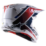 Alpinestars Supertech M10 Meta 2 Helmet - White/Red/Blue