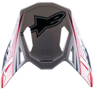 Alpinestars Supertech M10 Meta 2 Helmet - White/Red/Blue