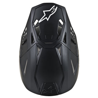 Alpinestars MX 2019 S-M8 Solid Motocross Helmet - Matte Black - MotoHeaven