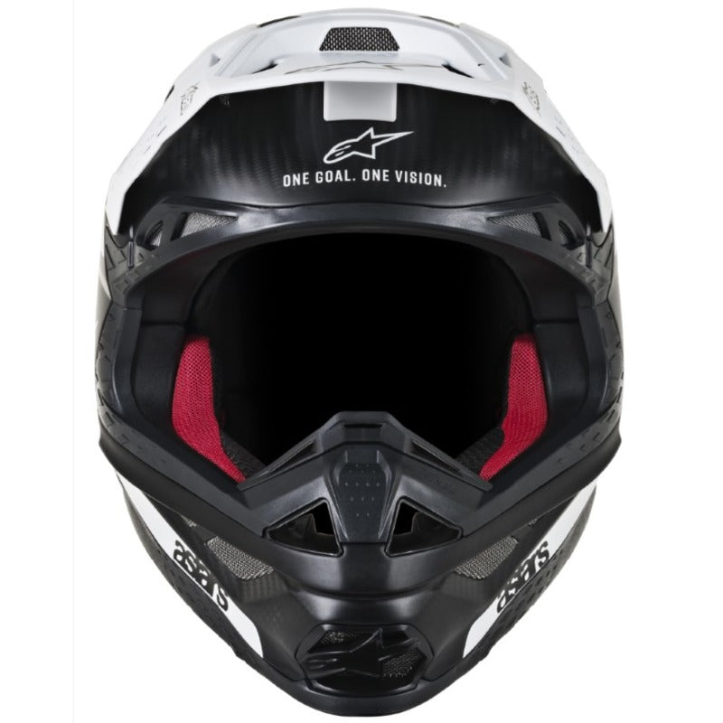 Alpinestars MX 2019 S-M10 Dyno Motocross Helmet - Matte Black/White - MotoHeaven