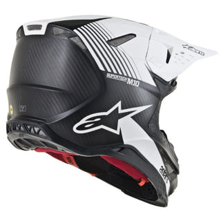 Alpinestars MX 2019 S-M10 Dyno Motocross Helmet - Matte Black/White - MotoHeaven