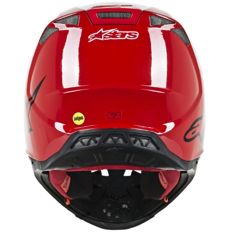 Alpinestars MX 2019 S-M10 Dyno Motocross Helmet - Gloss Red/White - MotoHeaven