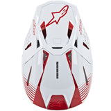 Alpinestars MX 2019 S-M10 Dyno Motocross Helmet - Gloss Red/White - MotoHeaven