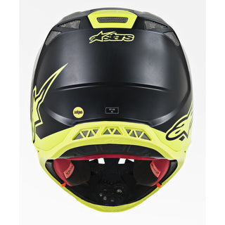 Alpinestars MX 2019 S-M8 Radium Motocross Helmet - Black/Fluro/Grey - MotoHeaven