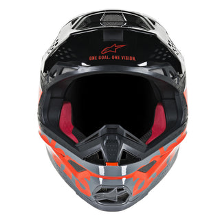 Alpinestars MX 2019 S-M8 Radium Motocross Helmet - Fluro Red/Black - MotoHeaven