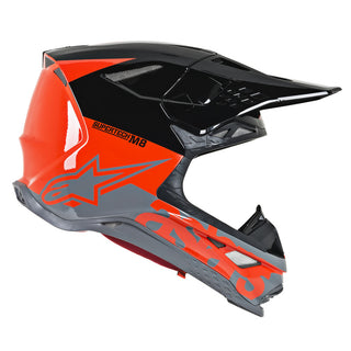 Alpinestars MX 2019 S-M8 Radium Motocross Helmet - Fluro Red/Black - MotoHeaven