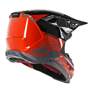 Alpinestars MX 2019 S-M8 Radium Motocross Helmet - Fluro Red/Black - MotoHeaven