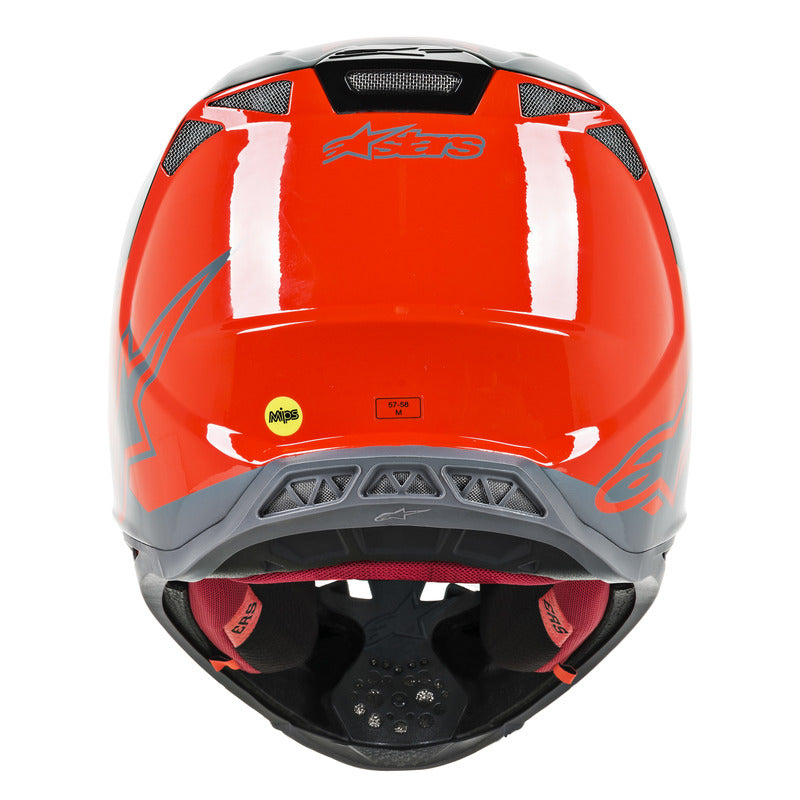 Alpinestars MX 2019 S-M8 Radium Motocross Helmet - Fluro Red/Black - MotoHeaven