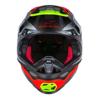 Alpinestars MX 2019 LE A1 Supertech S-M10 Motocross Helmet - Red/Fluro/Black - MotoHeaven