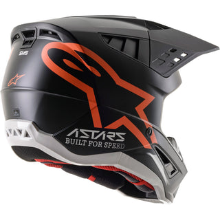 Alpinestars SM5 Compass ECE Motorcycle Helmet - Matte Black/Fluro