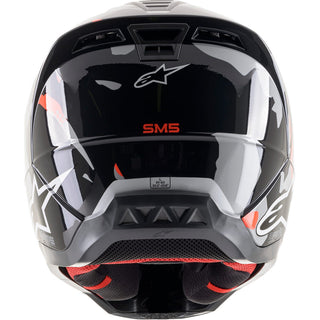 Alpinestars SM5 Rover Ece Motorcycle Helmet - Anthracite/Fluro Red