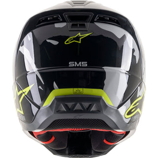 Alpinestars SM5 Rover Ece Motorcycle Helmet - Anthracite/Fluro Yellow