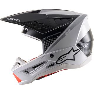 Alpinestars SM5 Rayon ECE Motorcycle Helmet -  Matte Grey/Black