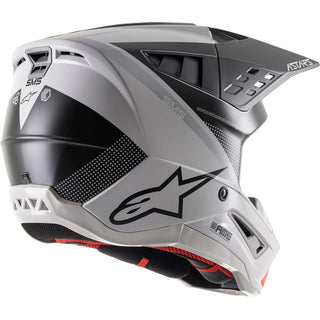 Alpinestars SM5 Rayon ECE Motorcycle Helmet -  Matte Grey/Black