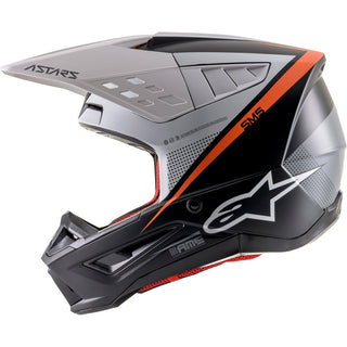 Alpinestars SM5 Rayon ECE Motorcycle Helmet -  Matte Black/White