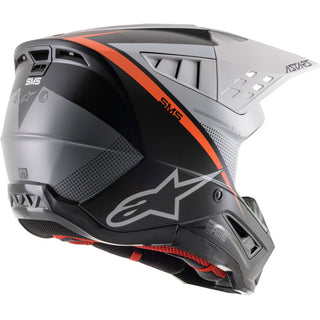 Alpinestars SM5 Rayon ECE Motorcycle Helmet -  Matte Black/White