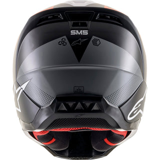 Alpinestars SM5 Rayon ECE Motorcycle Helmet -  Matte Black/White