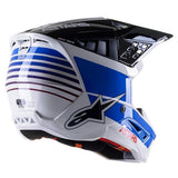 Alpinestars SM5 Speed Helmet - White/Darkblue/Red