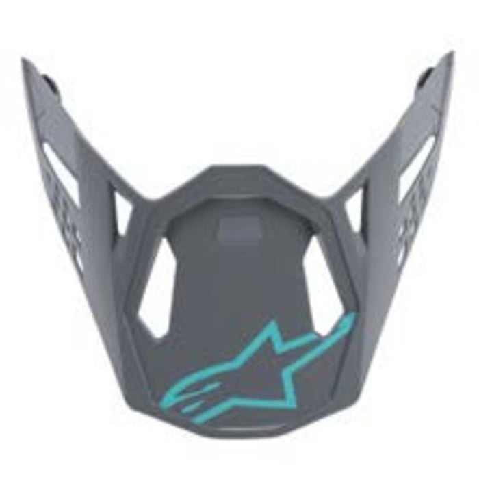 Alpinestars Supertech S-M8 Radium Helmet Visor - Teal/Grey