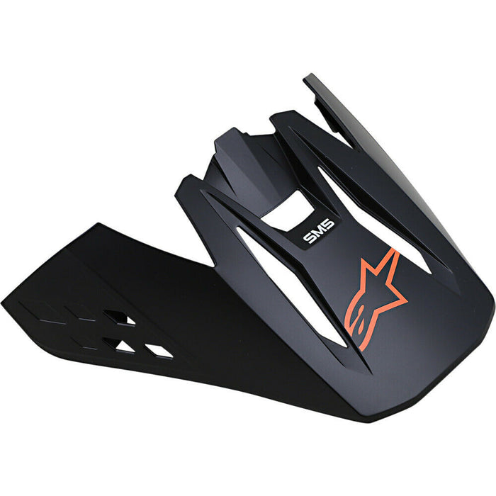 Alpinestars Visor Supertech M5 Compass Motorcycle Helmet Visor/Peak - Matte Black/Fluro Orange