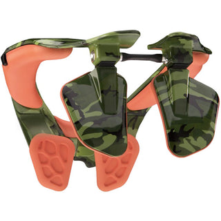 Atlas Air Ruck Camo MX Neck Brace - Green/Orange - MotoHeaven