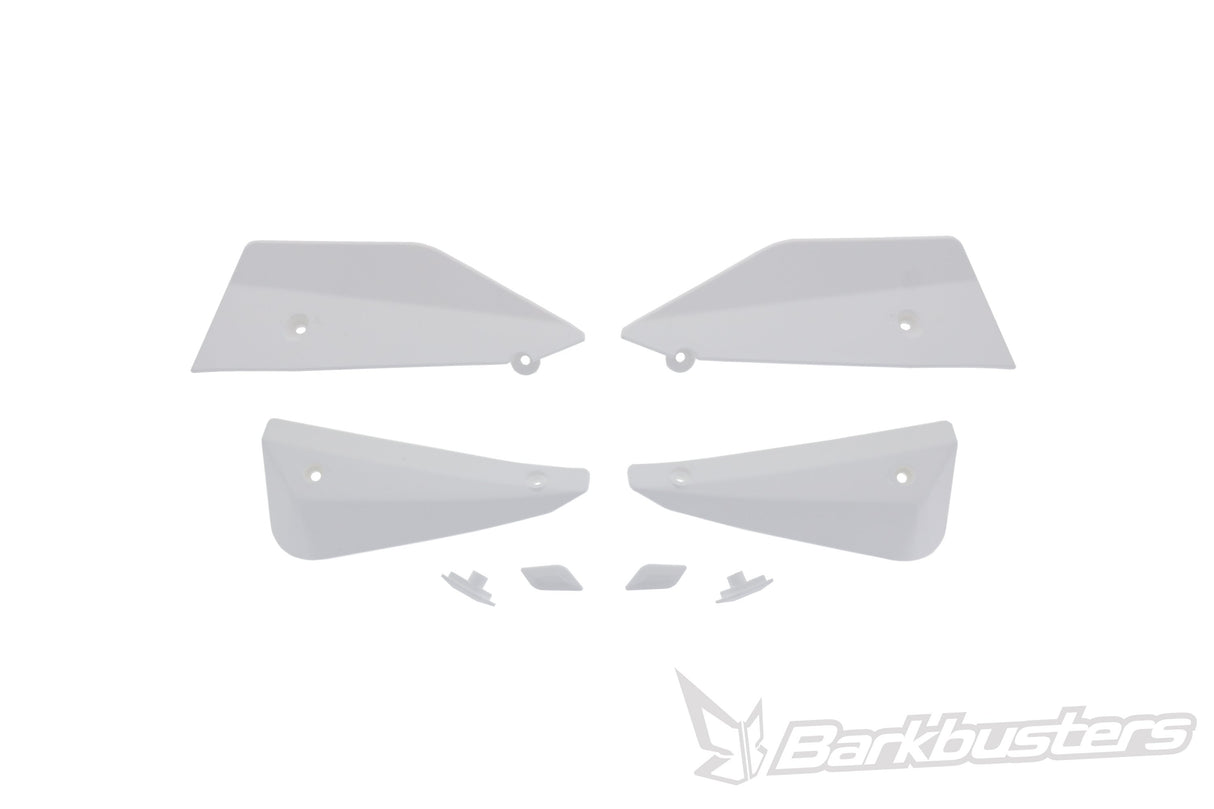 Barkbusters Spare Part - Sabre Deflector & Plug Set - White