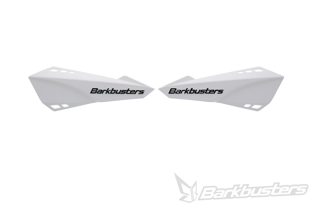 Barkbusters Spare Part - Sabre Plastic Guards Only Left & Right - White